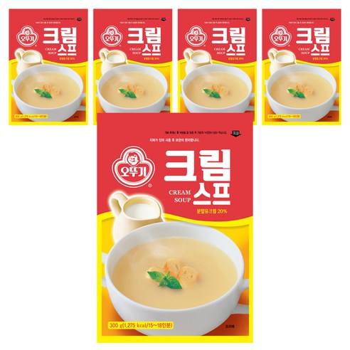 오뚜기 크림스프, 300g, 5개