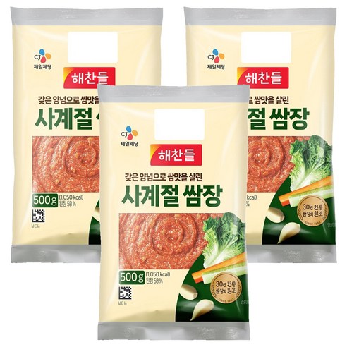 사계절 쌈장, 500g, 3개