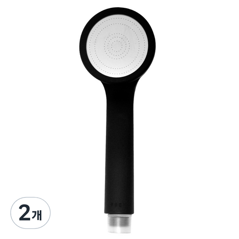 바스템 무광블랙 윈드 샤워기, 2개