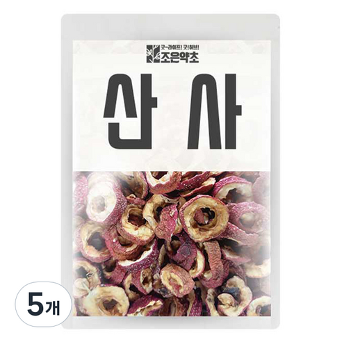 조은약초 산사, 600g, 5개