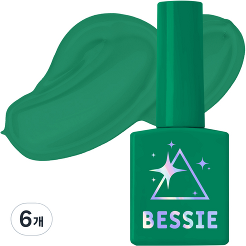 베씨 컬러젤 메탈프리즘, G19 MIDDLE GREEN, 11ml, 6개