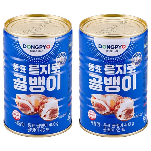 동표을지로 골뱅이 통조림, 400g, 2개