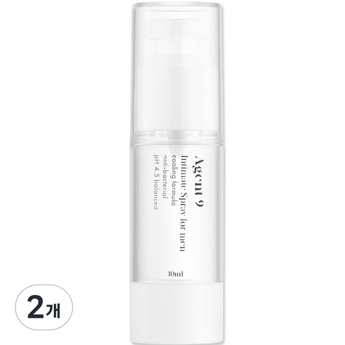 에이전트나인 남성스프레이, 30ml, 2개