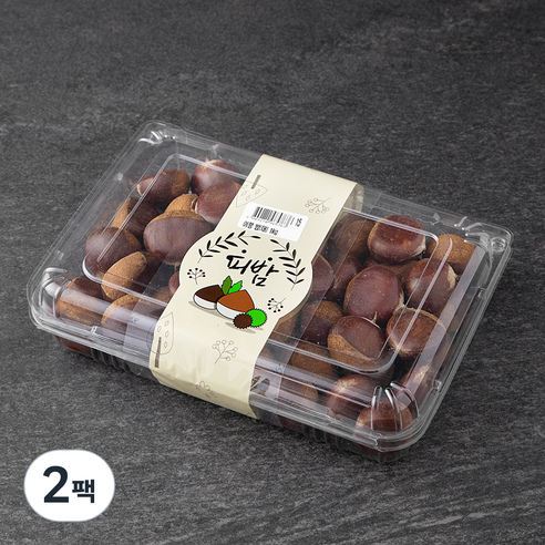 아산율림 이평 피밤 대, 1kg, 2팩