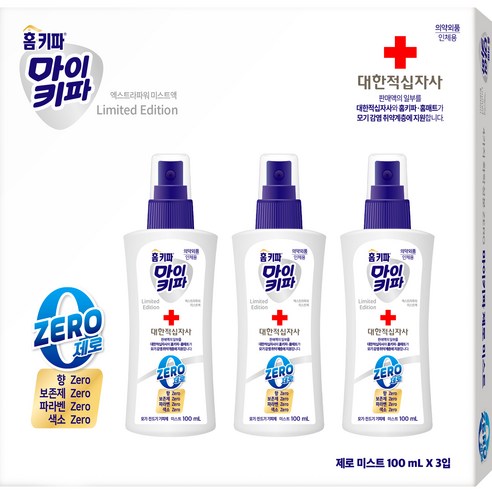 홈키파 마이키파 엑스트라파워 미스트액 3p, 1세트, 300ml