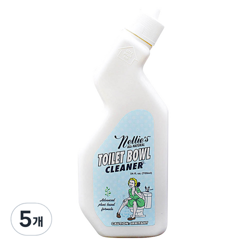 넬리 변기용 화장실 클리너, 709ml, 5개