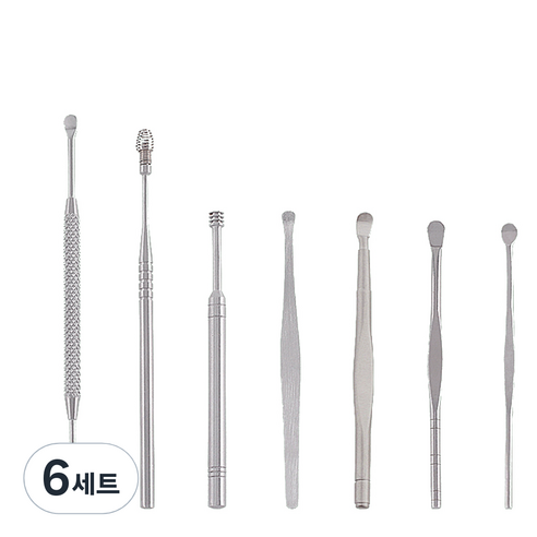 샵마인드 귀이개 7종 세트, 6세트