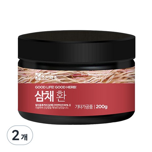조은약초 프리미엄 삼채환, 2개, 200g