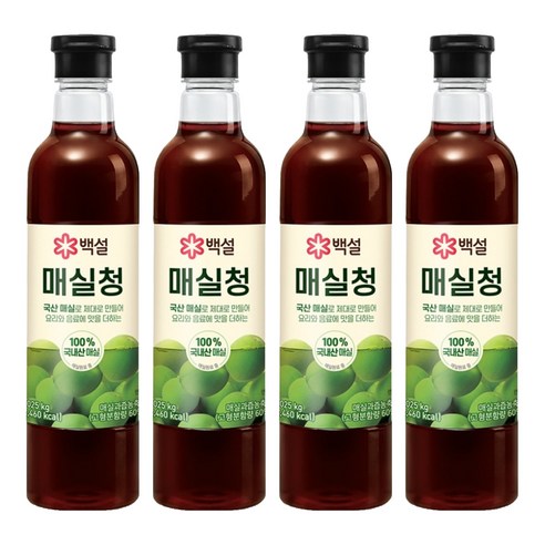 백설 매실청, 1.025kg, 1개입, 4개