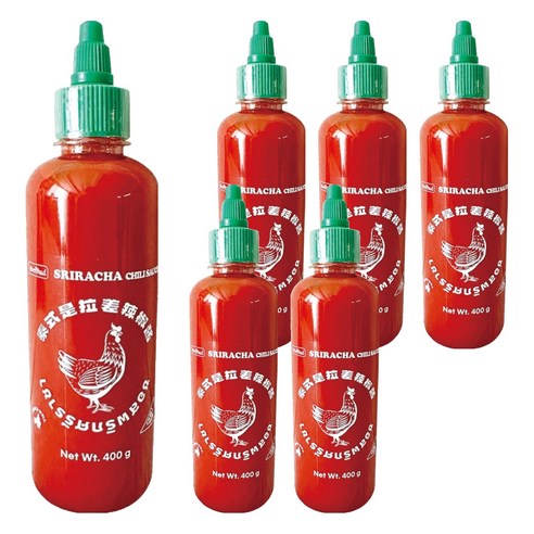 스리라차 칠리소스, 400g, 6개