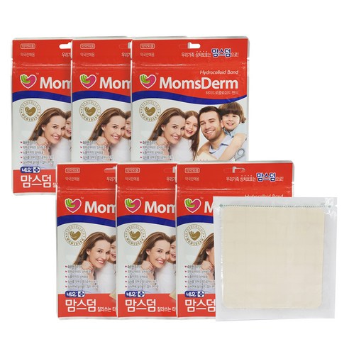 맘스덤 하이드로콜로이드 밴드 잘라쓰는 타입, 6개