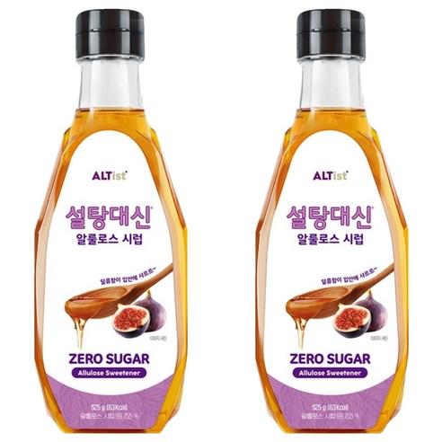 알티스트 설탕대신 알룰로스 시럽, 525g, 2개