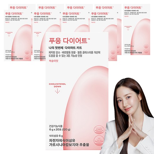 닥터블릿 푸응 다이어트 차전차피 가르시니아 20p, 120g, 10박스