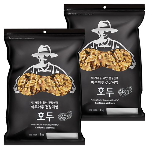 넛츠팜 호두, 1kg, 2개
