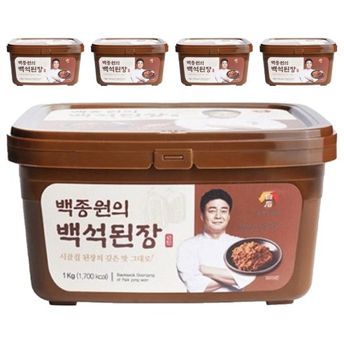 더본코리아 백종원의 백석된장, 1kg, 5개