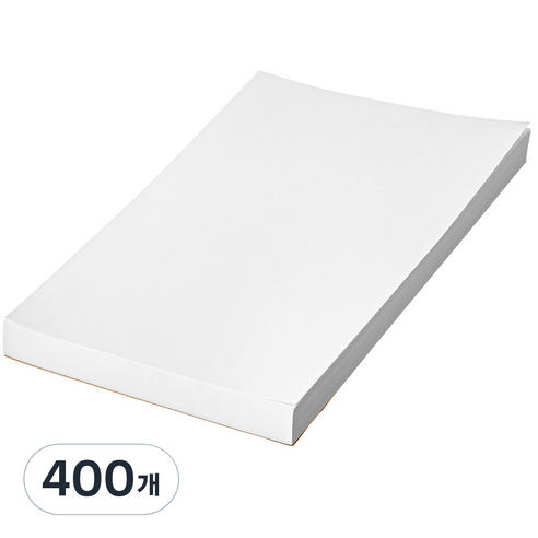 탐사 프리미엄 무지 상장용 백상지 160g, 화이트, 400개