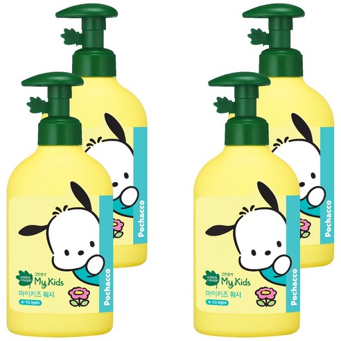 그린핑거 마이키즈 산리오 워시 과일향, 320ml, 4개