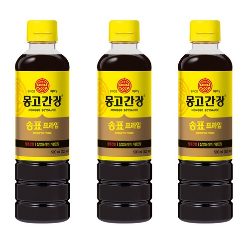 몽고간장 송표 프라임, 900ml, 21개