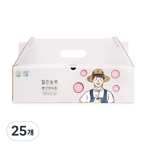 젊은농부 빨간양파즙, 3L, 25개