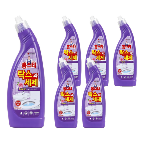 홈스타 락스와 세제 후로랄파인 750ml, 6개 묶음