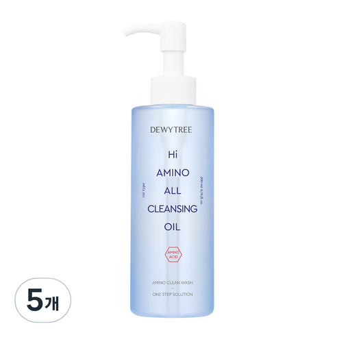 듀이트리 하이 아미노 올 클렌징 오일, 5개, 200ml