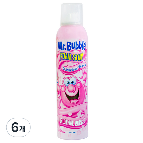 미스터버블 폼솝(거품비누), 236ml, 오리지널, 6개