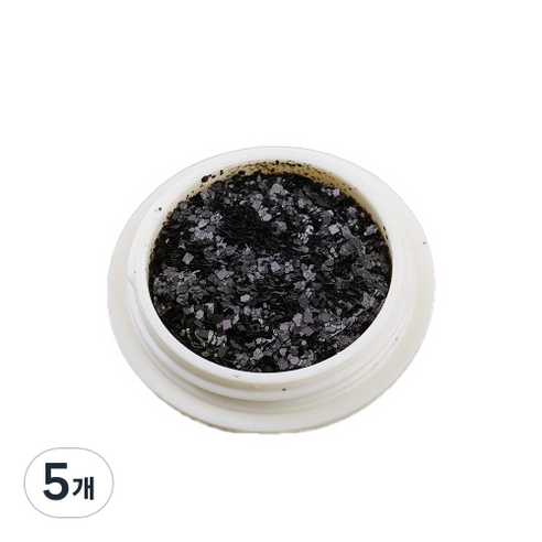 메추리알 네일 글리터, 혼합색상, 5개