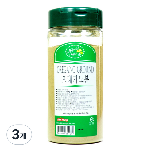내츄럴스파이스 오레가노 분말, 150g, 3개