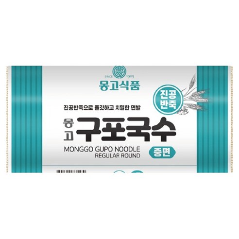몽고식품 구포국수 진공 중면, 1.4kg, 1개