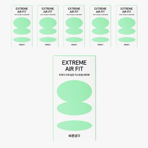 바른생각 익스트림 에어핏 콘돔, 10개입, 6개
