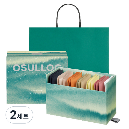 오설록 티 에디션 아일랜드 선물세트 + 쇼핑백, 티백 6종 x 3p, 2세트