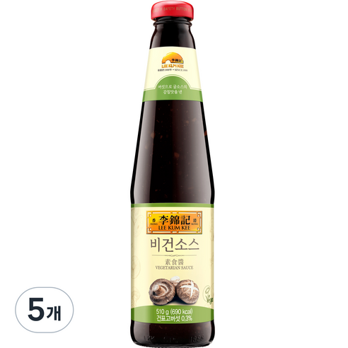 이금기 비건소스, 510g, 5개