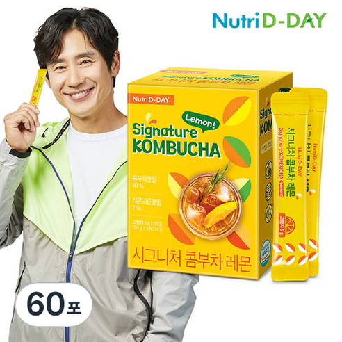뉴트리디데이 시그니처 콤부차 레몬, 60포