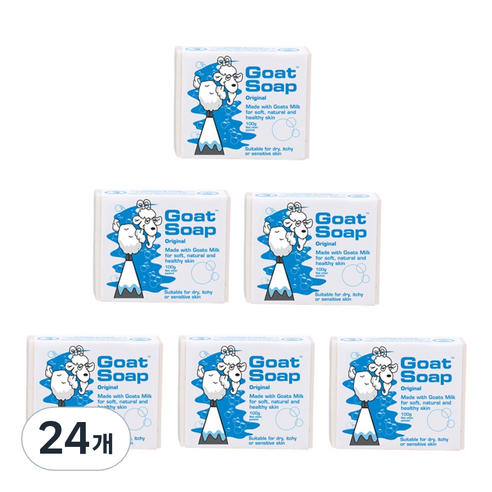 산양 비누 오리지널, 100g, 24개