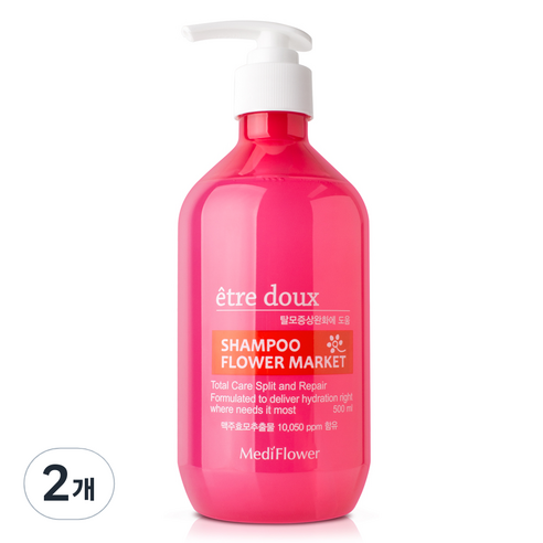 메디플라워 에트투스 플라워 마켓 샴푸, 2개, 500ml