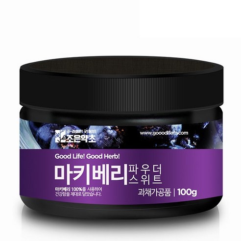 조은약초 마키베리 파우더 스위트, 1개, 100g