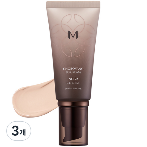 미샤 M 초보양 BB크림 SPF30 PA++, 22호 은은한베이지, 50ml, 3개