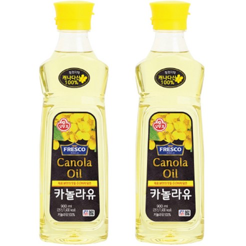 오뚜기 프레스코 카놀라유, 900ml, 16개