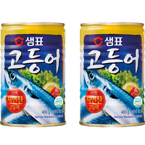 샘표 원터치 고등어 통조림, 400g, 1개