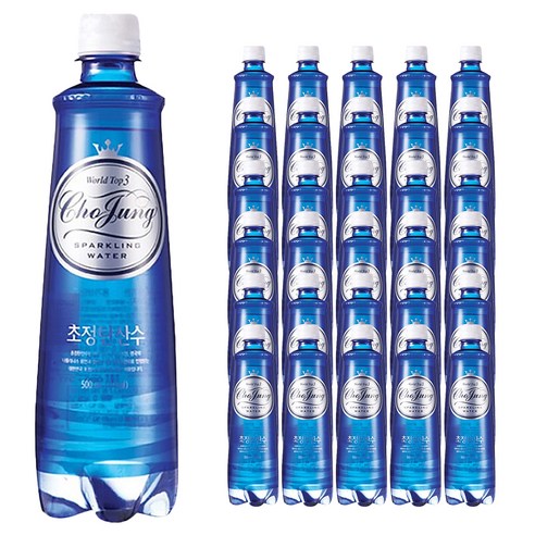 초정탄산수 플레인, 500ml, 40개