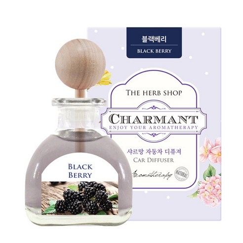 더허브샵 샤르망 자동차 디퓨저 50ml, 블랙베리, 1개