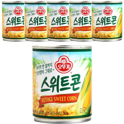 오뚜기 스위트콘 통조림, 198g, 6개 
면/통조림/가공식품