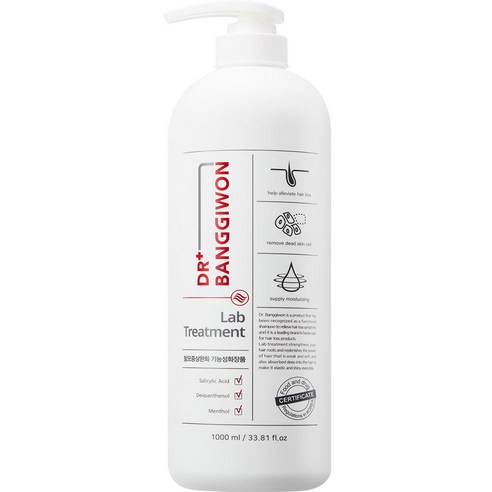 닥터방기원 랩 탈모 기능성 헤어트리트먼트, 1000ml, 1개