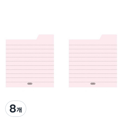 플레픽 모이스트 트레이싱 인덱스 메모지 M, 13 블라썸라인, 8개, 1개입