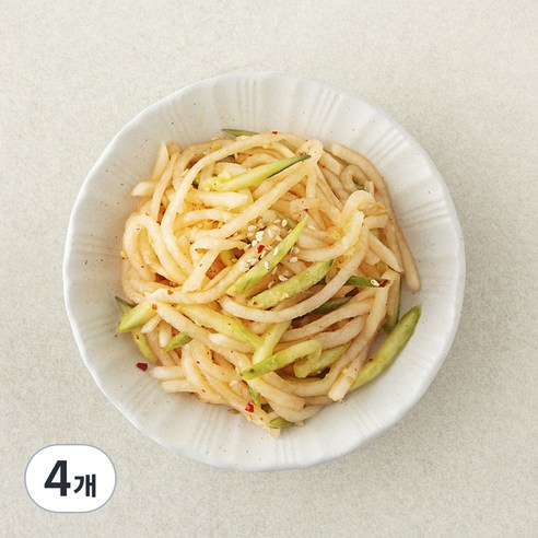집반찬연구소 새콤오이무생채, 300g, 4개