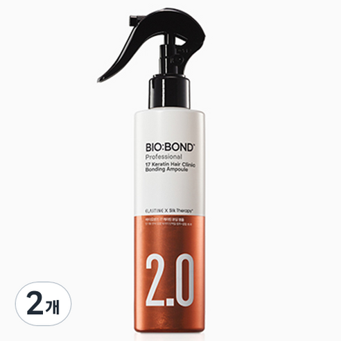 엘라스틴 실크테라피 바이오본드 17 케라틴 본딩 앰플 200ML x 2개