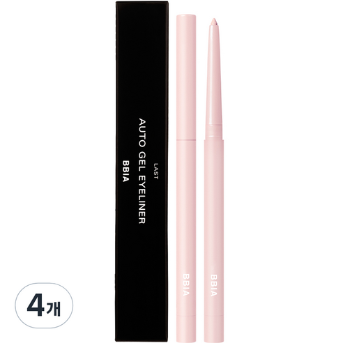 삐아 라스트 오토 젤 아이라이너 0.3g, 16 쿨 베이지, 4개