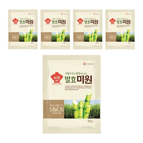 미원 발효미원, 200g, 5개