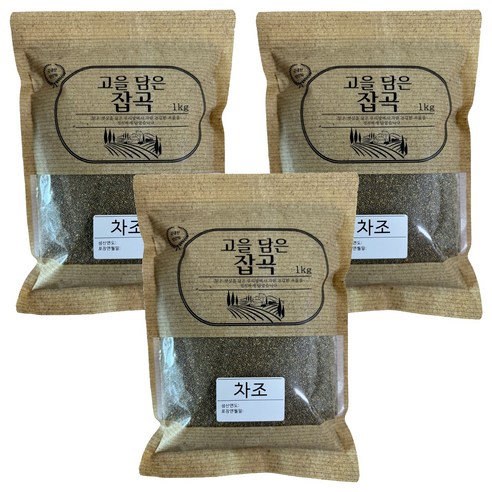 고을담은 국산 차조, 1kg, 3개