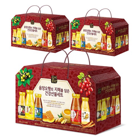 몸에좋은 음양오행 건강 음료 선물세트, 180ml, 60개
